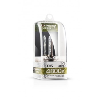 Ксеноновая лампа D1S 4800K (+80%) 35W VIPER (Корея)